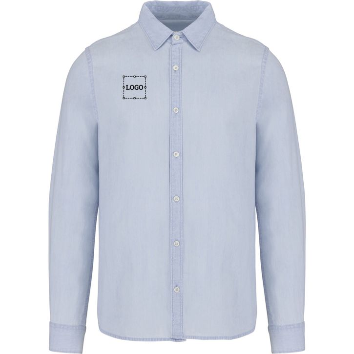 Image produit Chemise écoresponsable délavée coton twill homme