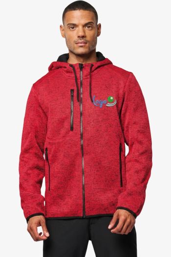 Image produit Veste capuche chinée homme