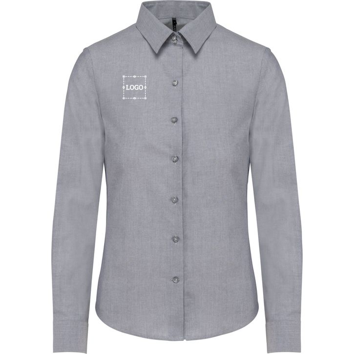 Image produit Chemise Oxford manches longues femme