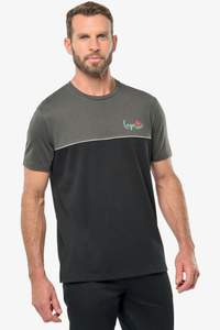 Image produit T-shirt bicolore écoresponsable manches courtes unisexe