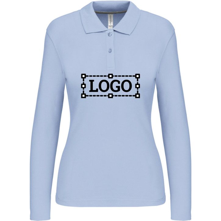 Image produit Polo manches longues femme