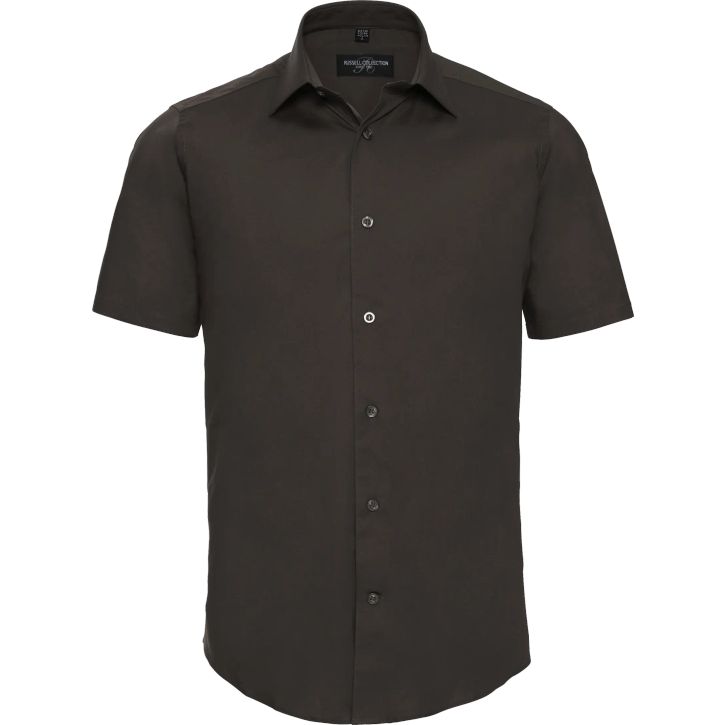 Image produit Men's Short Sleeve Fitted Stretch Shirt