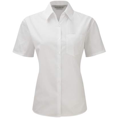 Image produit Ladies’ short sleeve classic polycotton poplin shirt