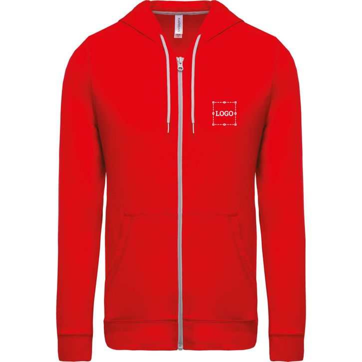 Image produit Veste coton légère à capuche 