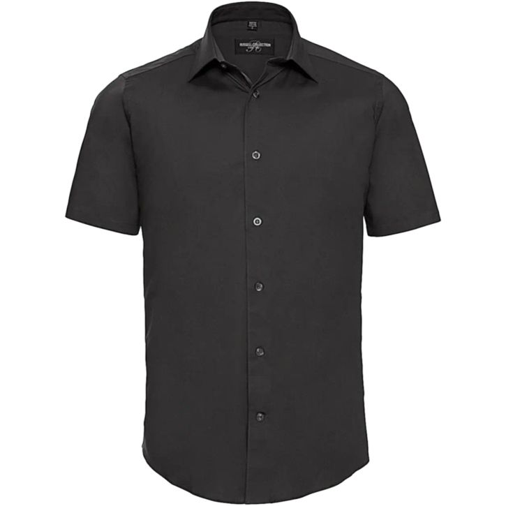 Image produit Chemise stretch ajustée manches courtes homme