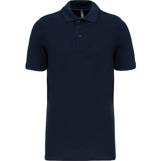 Polo DayToDay contrasté manches courtes homme