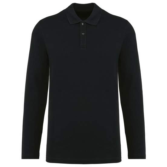 Polo Supima® manches longues homme