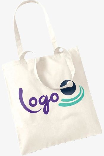 Image produit Sac coton anses longues Oeko-Tex