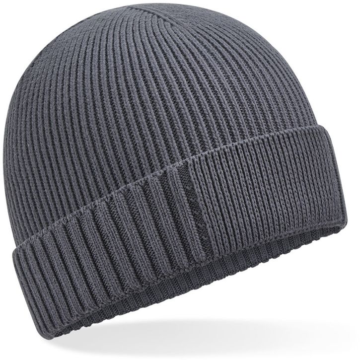 Image produit Bonnet en coton biologique avec écusson