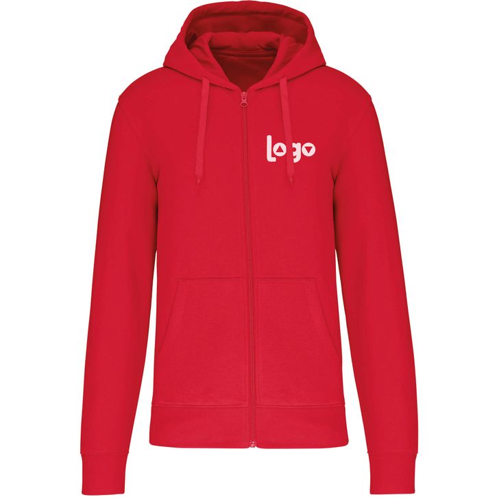 Image produit Sweat-shirt écoresponsable zippé à capuche homme