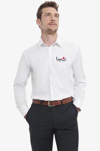 Image produit Chemise à chevrons cintrée manches longues homme