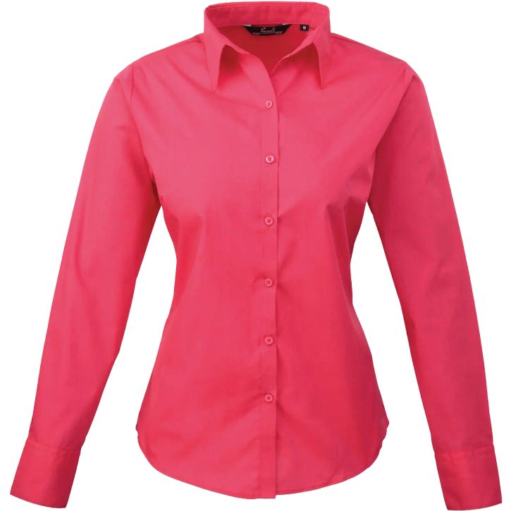 Image produit Chemisier popeline à manches longues pour femme