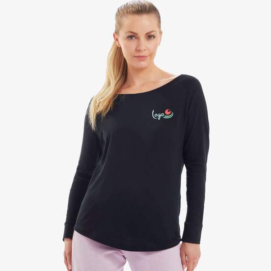 Women's loose fit long sleeve T