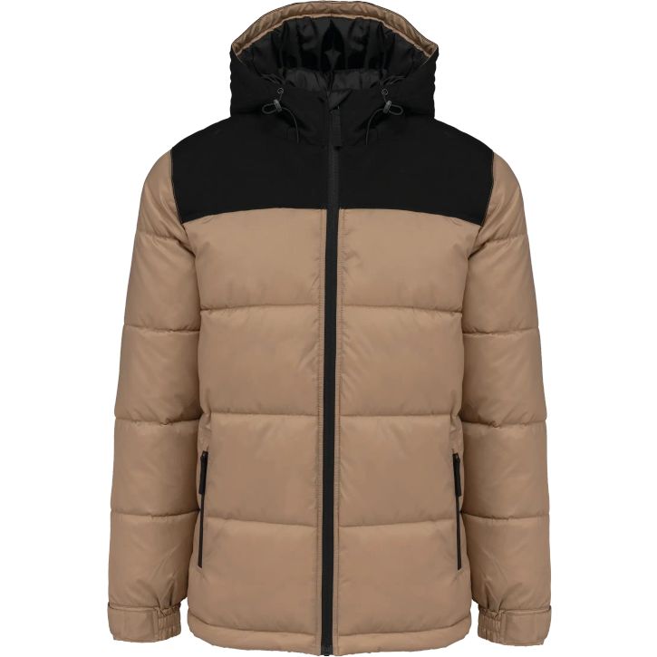 Image produit Parka matelassée à capuche bi-ton unisexe