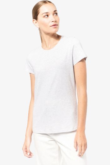 Image produit T-shirt col rond manches courtes femme