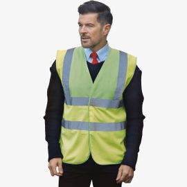 Hi Vis 2 Band & Brace Waistcoat