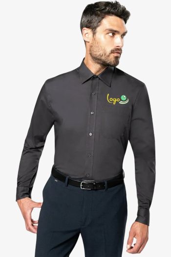 Image produit Chemise popeline manches longues