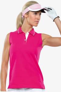 Image produit Ladies Sports Sleeveless Polo Shirt