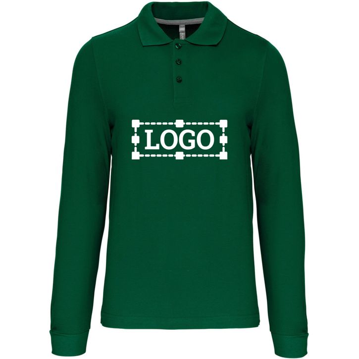 Image produit Polo manches longues homme