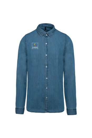Chemise Chambray homme  - Chambray Blue