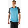 T-SHIRT HOMME BICOLORE MANCHES COURTES COL ROND KARIBAN SPORT
