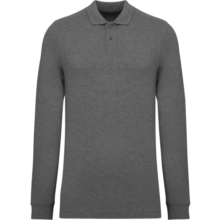 Image produit Polo piqué manches longues Bio180 homme