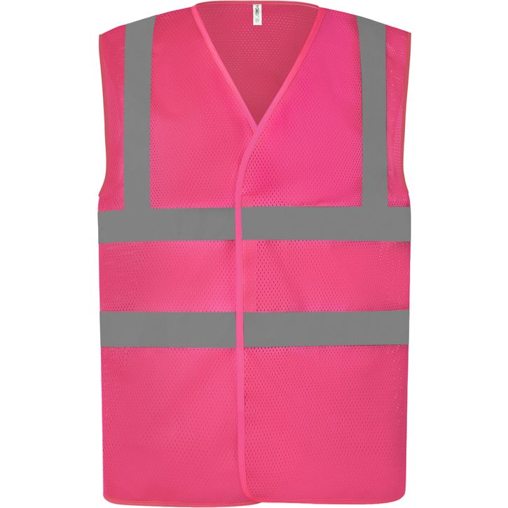 Image produit Gilet haute visibilité à maille ajourée recyclée