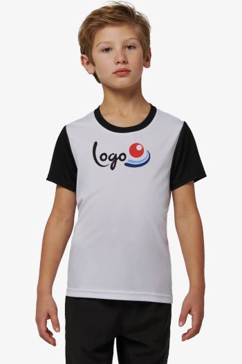 Image produit Maillot manches courtes bicolore enfant