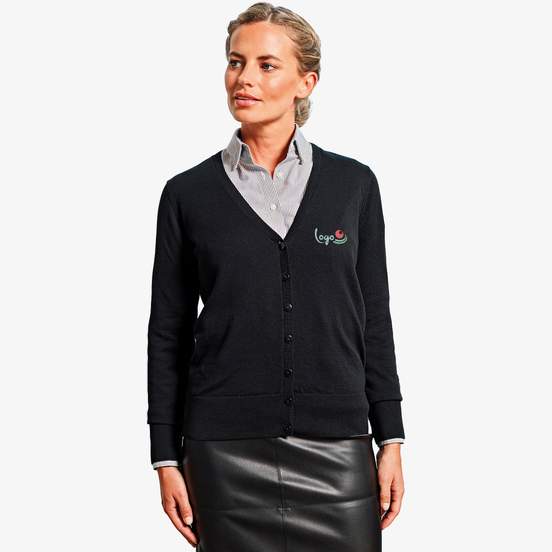 Cardigan col V pour femme