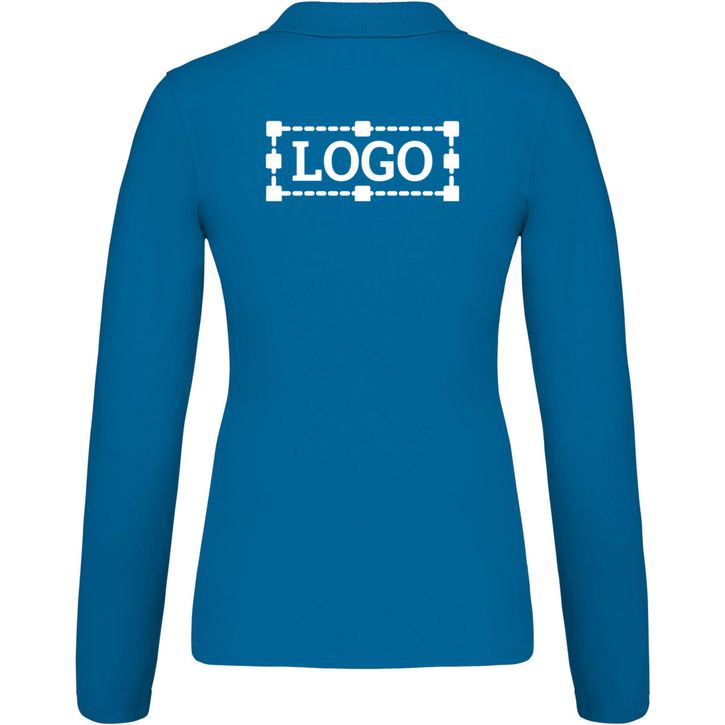 Image produit Polo piqué manches longues femme 