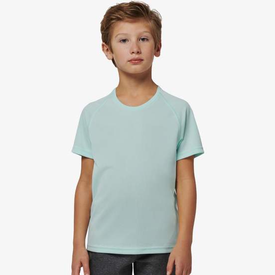 T-shirt sport personnalisé manches courtes enfant