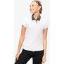 Polo jersey bicolore femme
