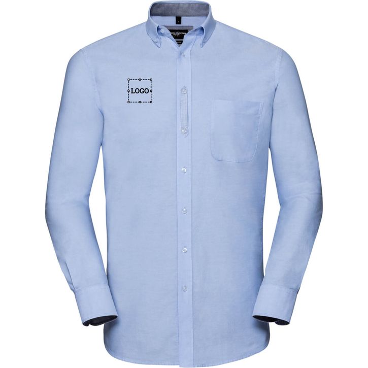 Image produit Men’s long sleeve tailored washed oxford