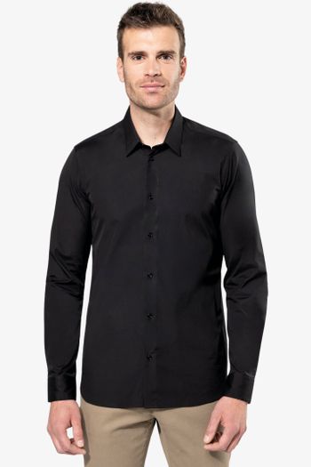 Image produit Chemise popeline manches longues homme