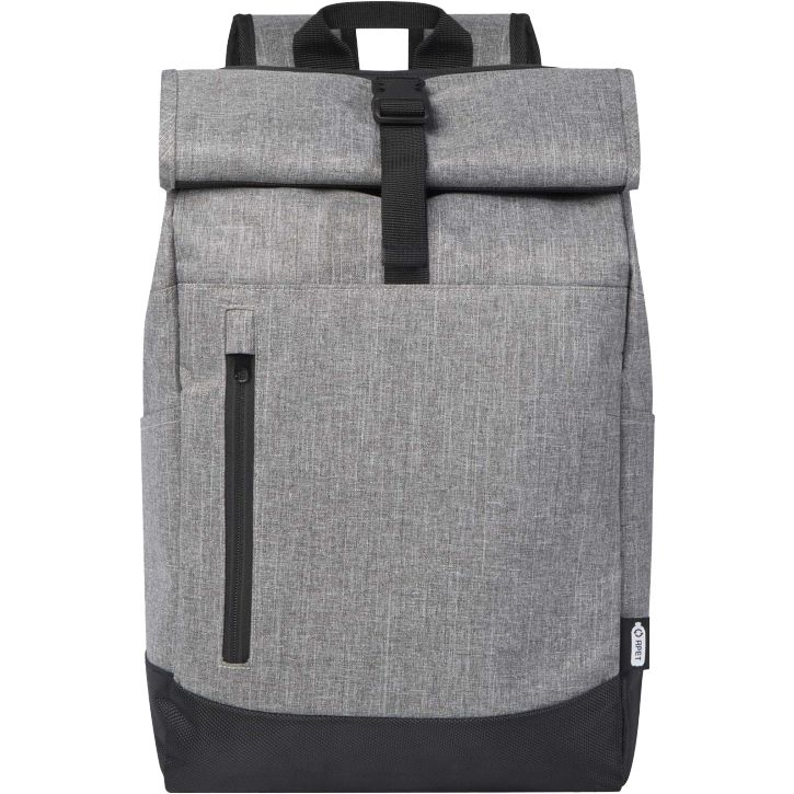 Image produit Sac à dos Hoss recyclé GRS avec rabat enroulable pour ordinateur portable de 15,6" 12L