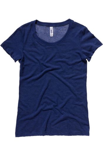 Women's triblend short sleeve tee - Navy Heather