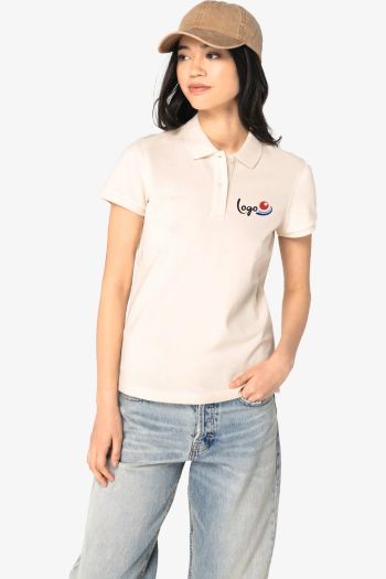 Image produit Polo maille piquée femme
