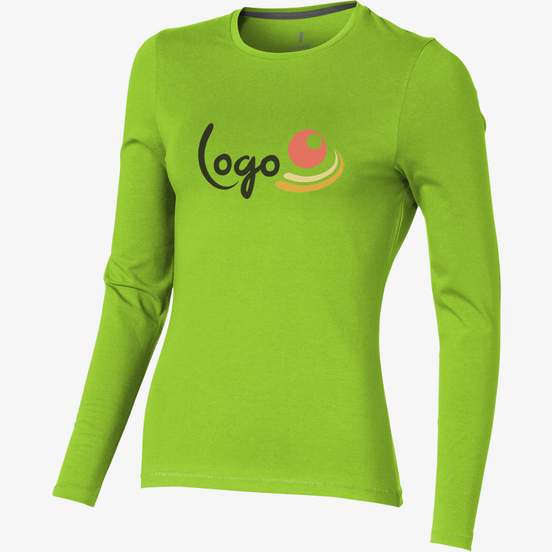 T-shirt bio manches longues pour femmes Ponoka