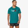 T-shirt de sport à col rond recyclé homme