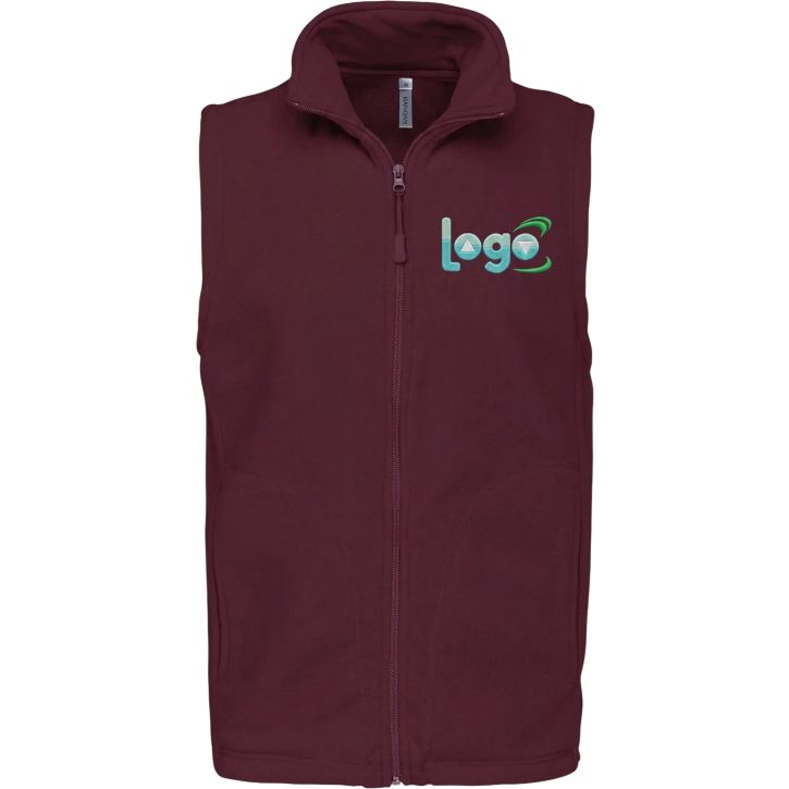 Bodywarmer micropolaire homme