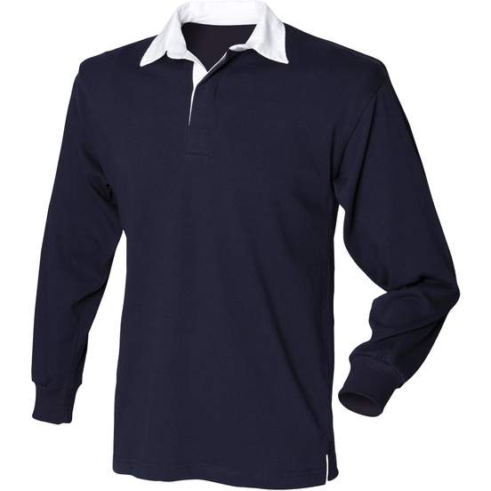 L/S Plain Rugby Shirt